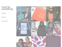 Tablet Screenshot of mustbesomethingstudio.com